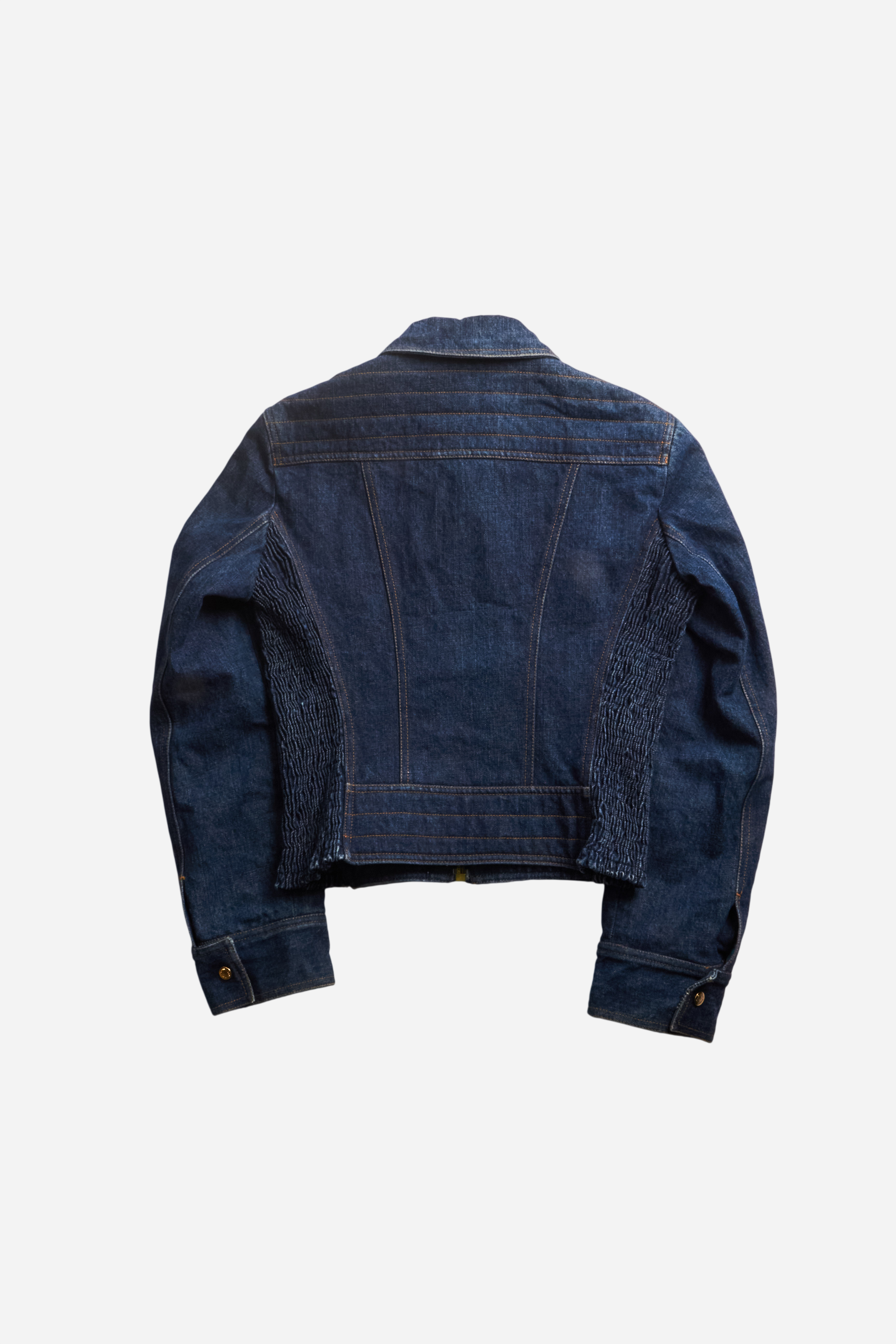 Dolce & Gabbana Blue Denim Work Jacket