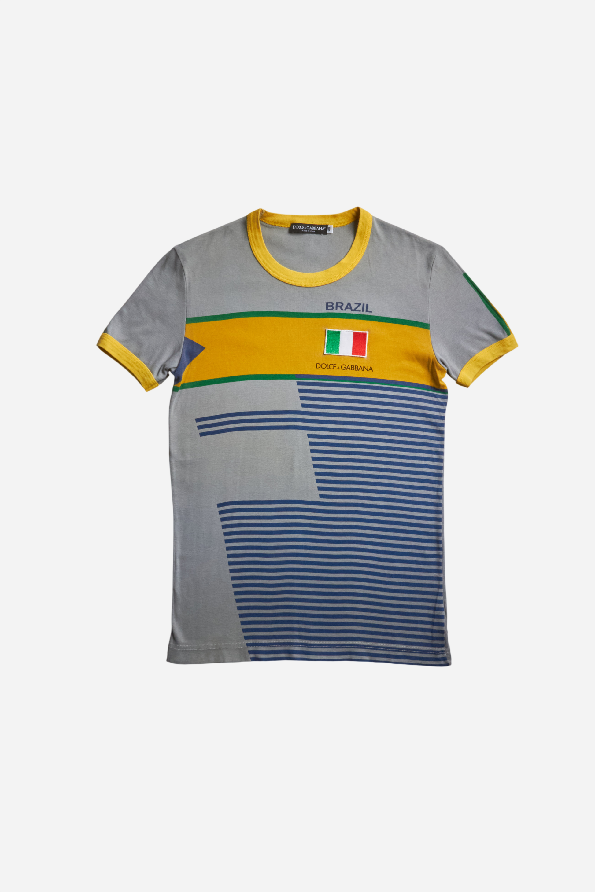 Dolce & Gabbana Grey Brazil Tee