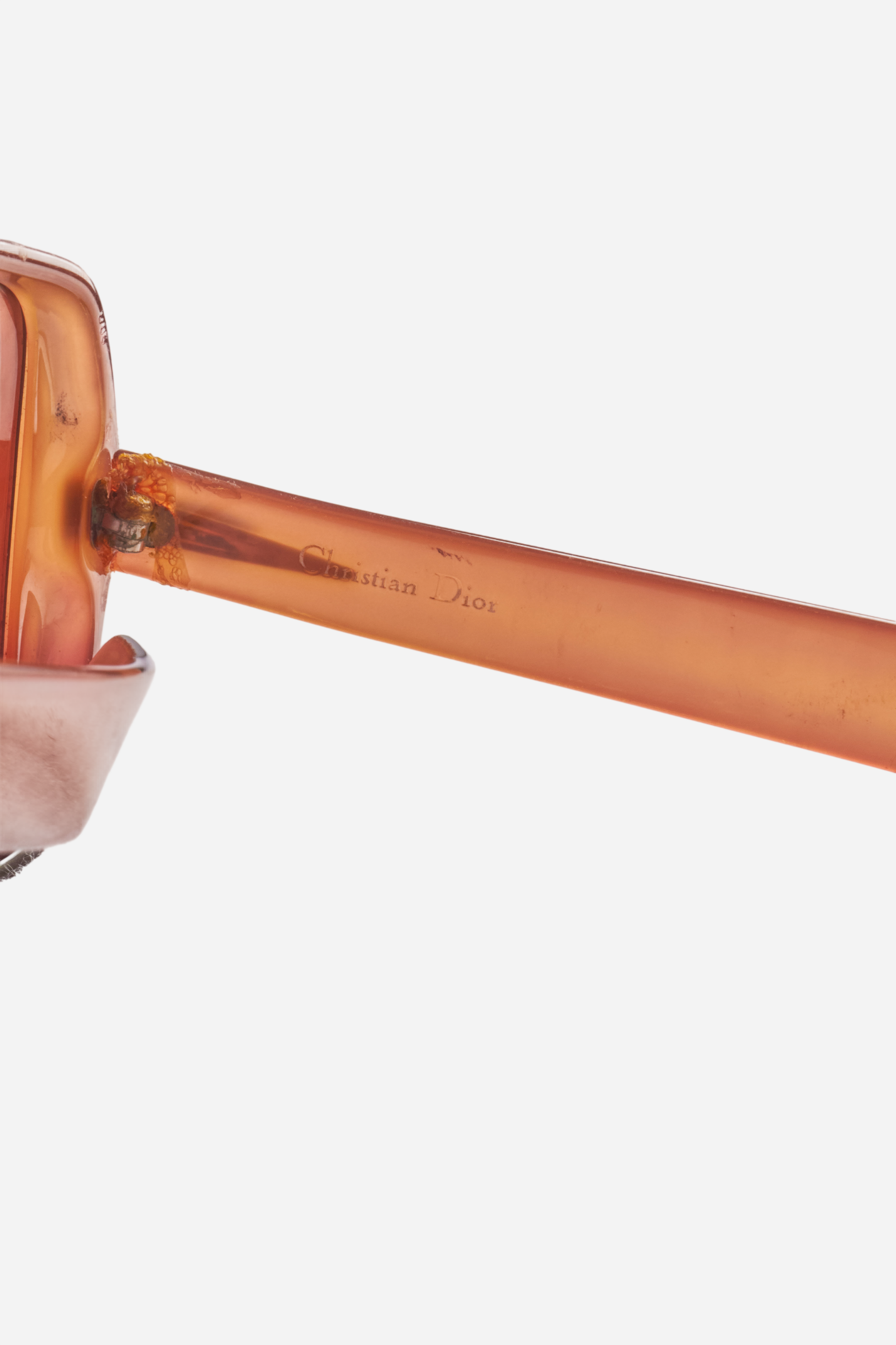 Christian Dior 70s Orange Sunglasses