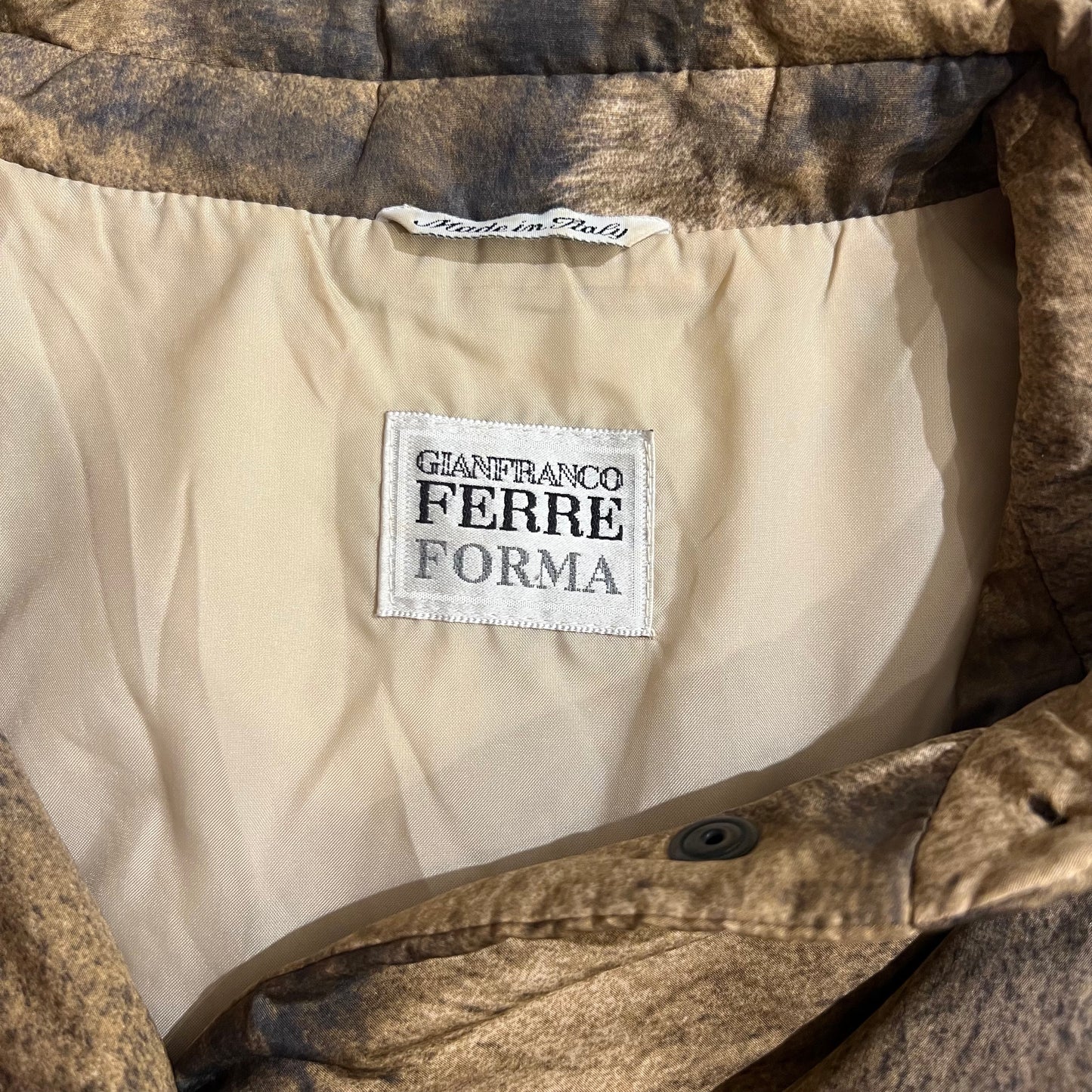 Gianfranco Ferre printed camo jacket
