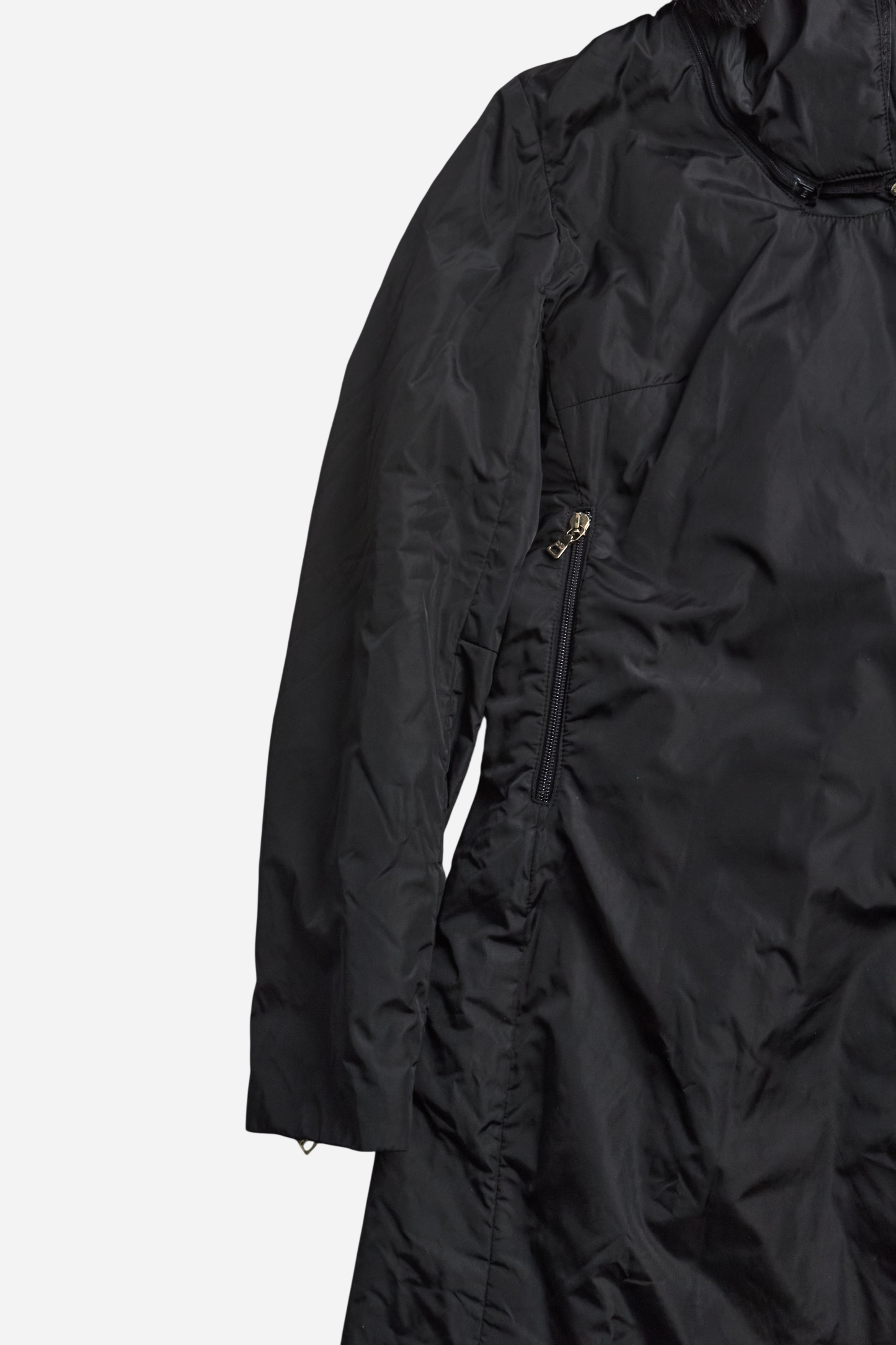 Prada Red Tab Black Dress Jacket