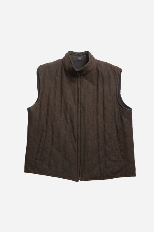 Burberry Brown Wool Vest