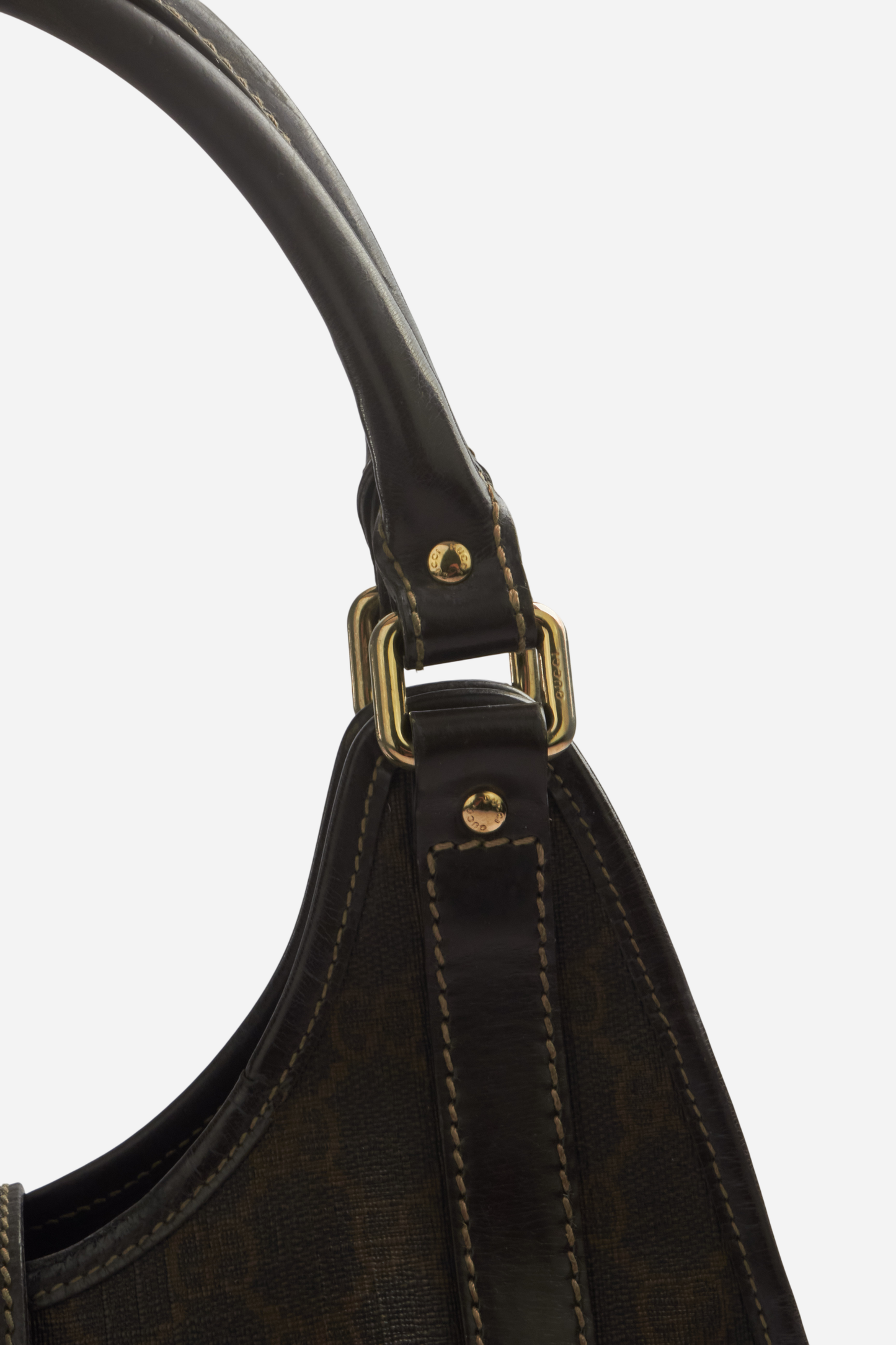 Gucci Black Joy Bardot Hobo Bag