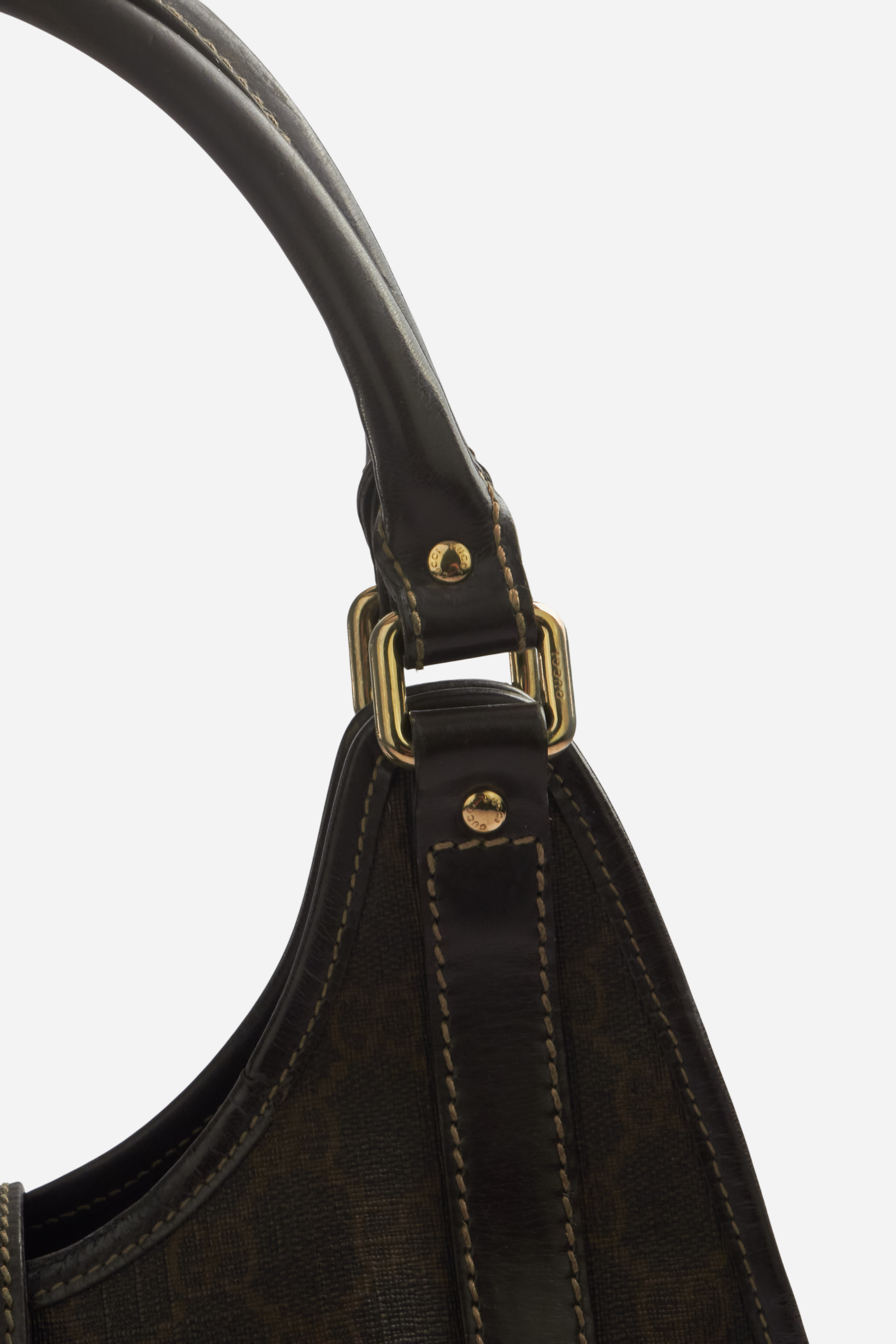 Gucci Black Joy Bardot Hobo Bag