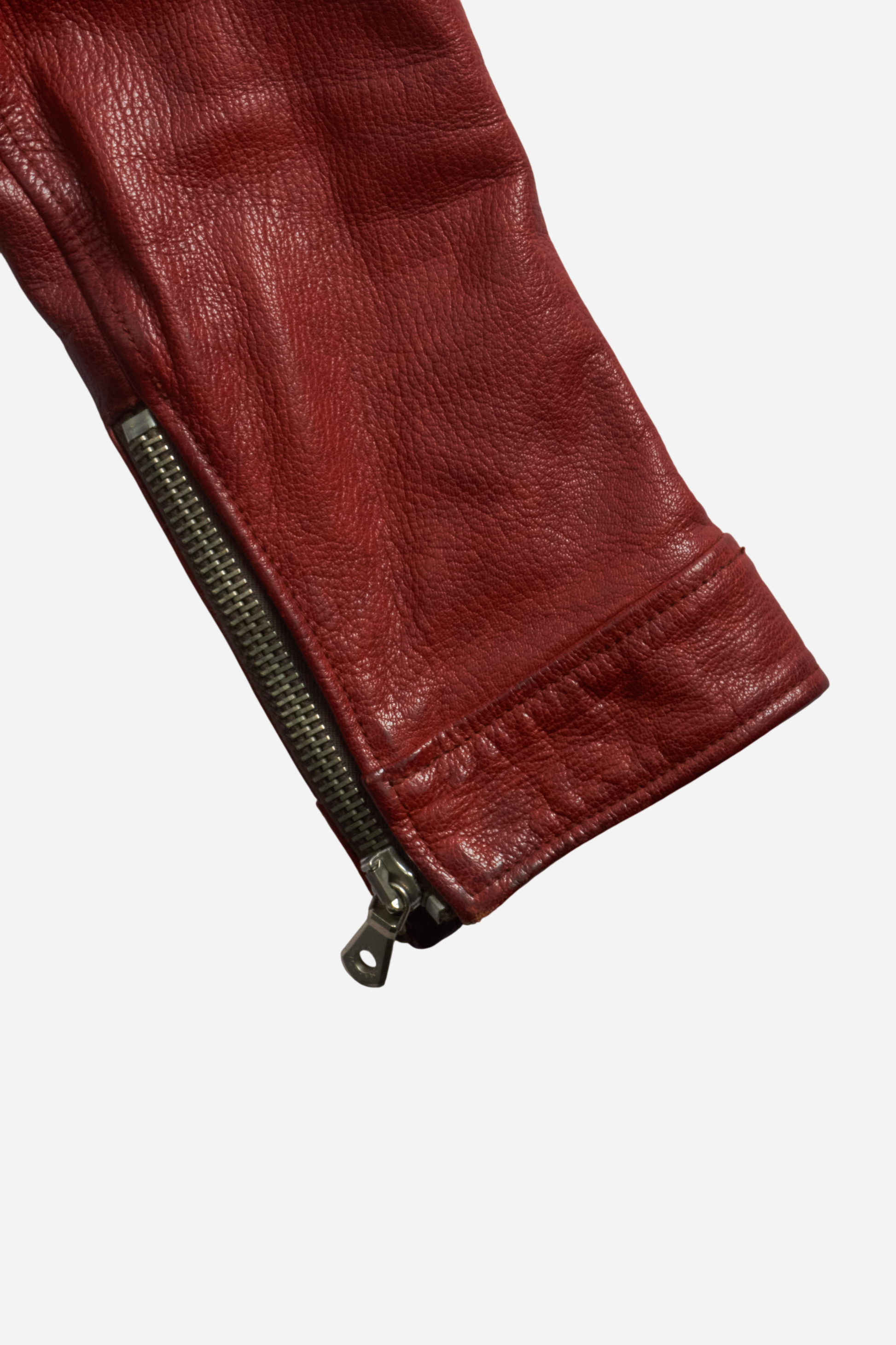 Dolce & Gabbana Red Leather Jacket