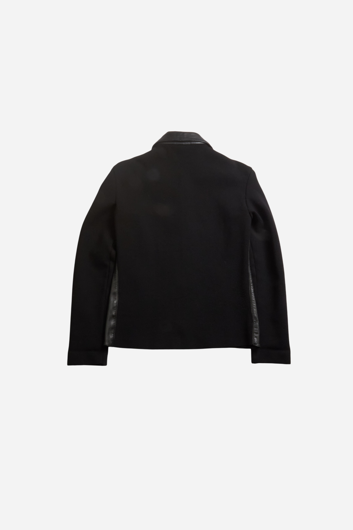 Fendi Black Hybrid Leather Jacket