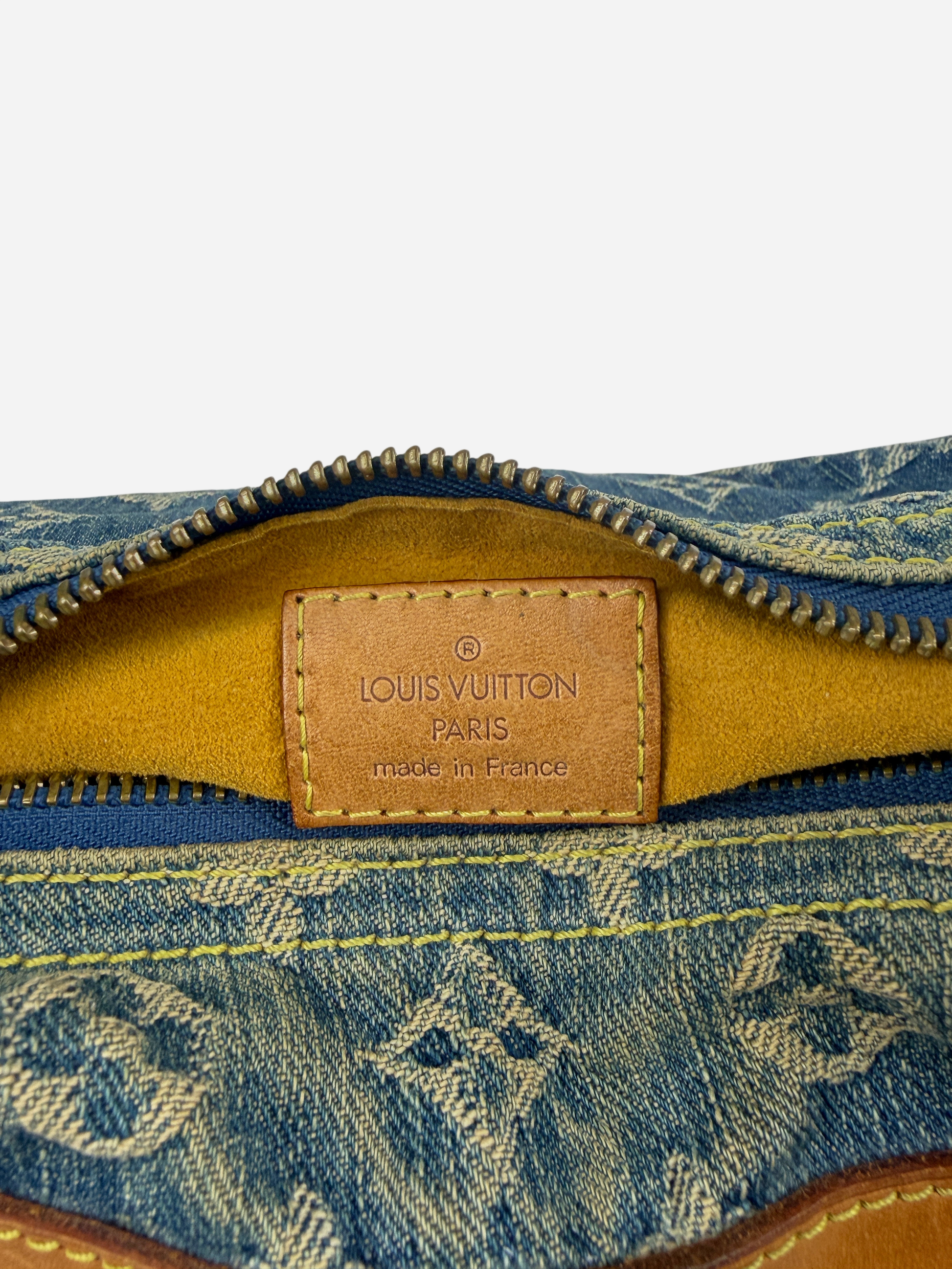 Louis Vuitton 2006 Blue Denim Monogram Bag