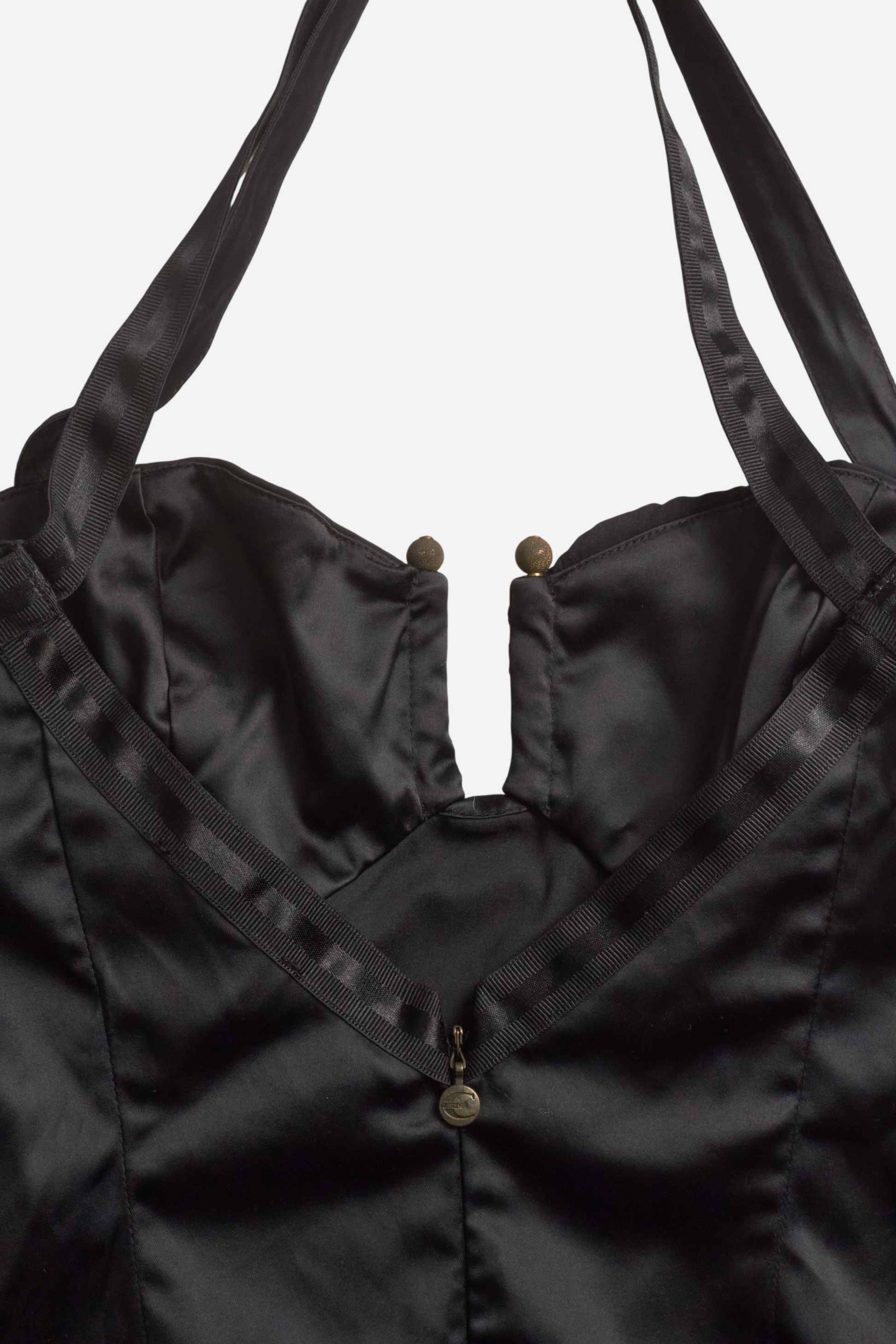 Cavalli Black Satin Top