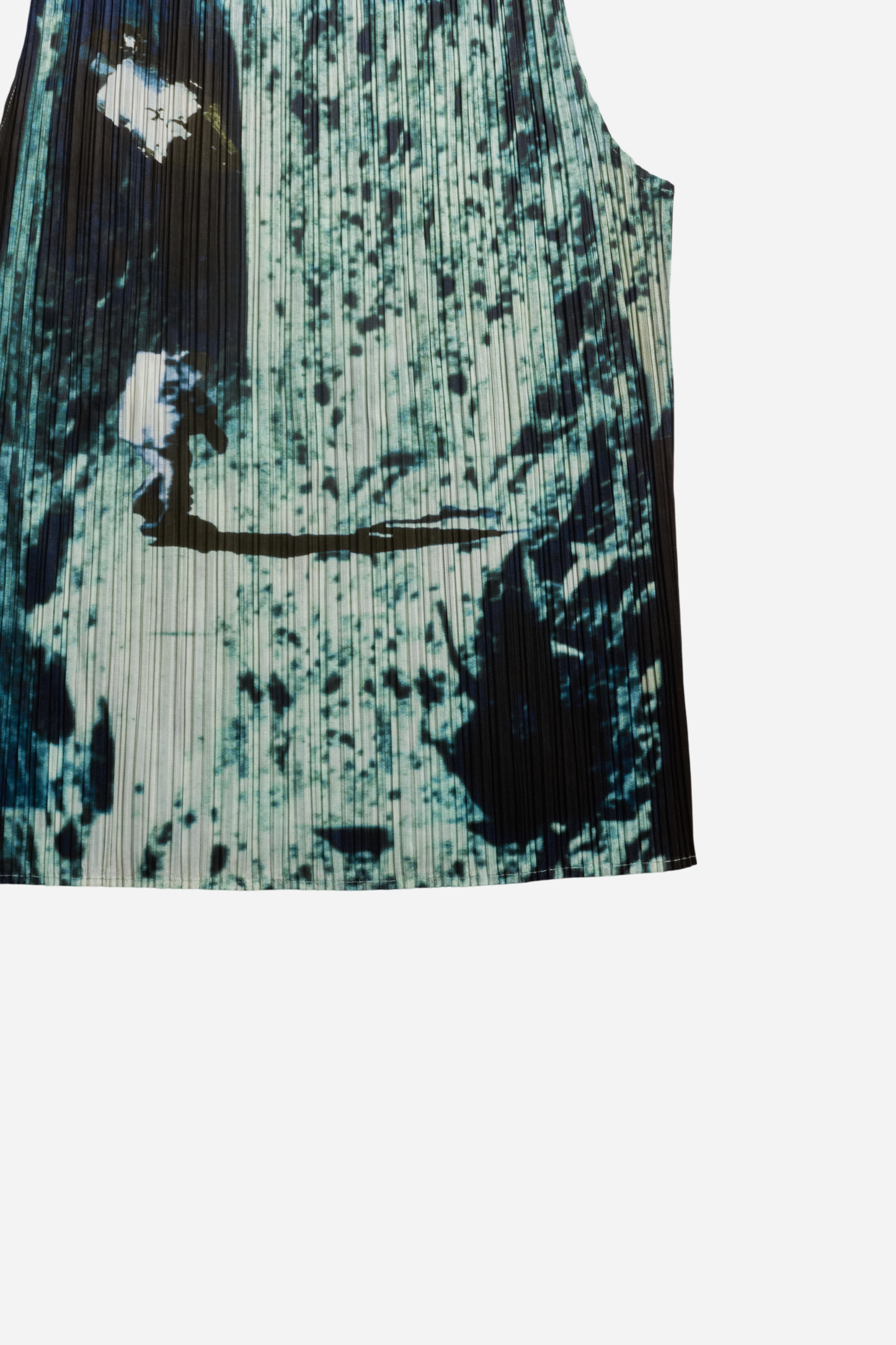 Issey Miyake 1999 Moon Landing Pleats Please Green Top