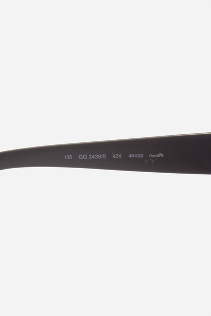 Gucci GG2439 Grey Monogram Sunglasses
