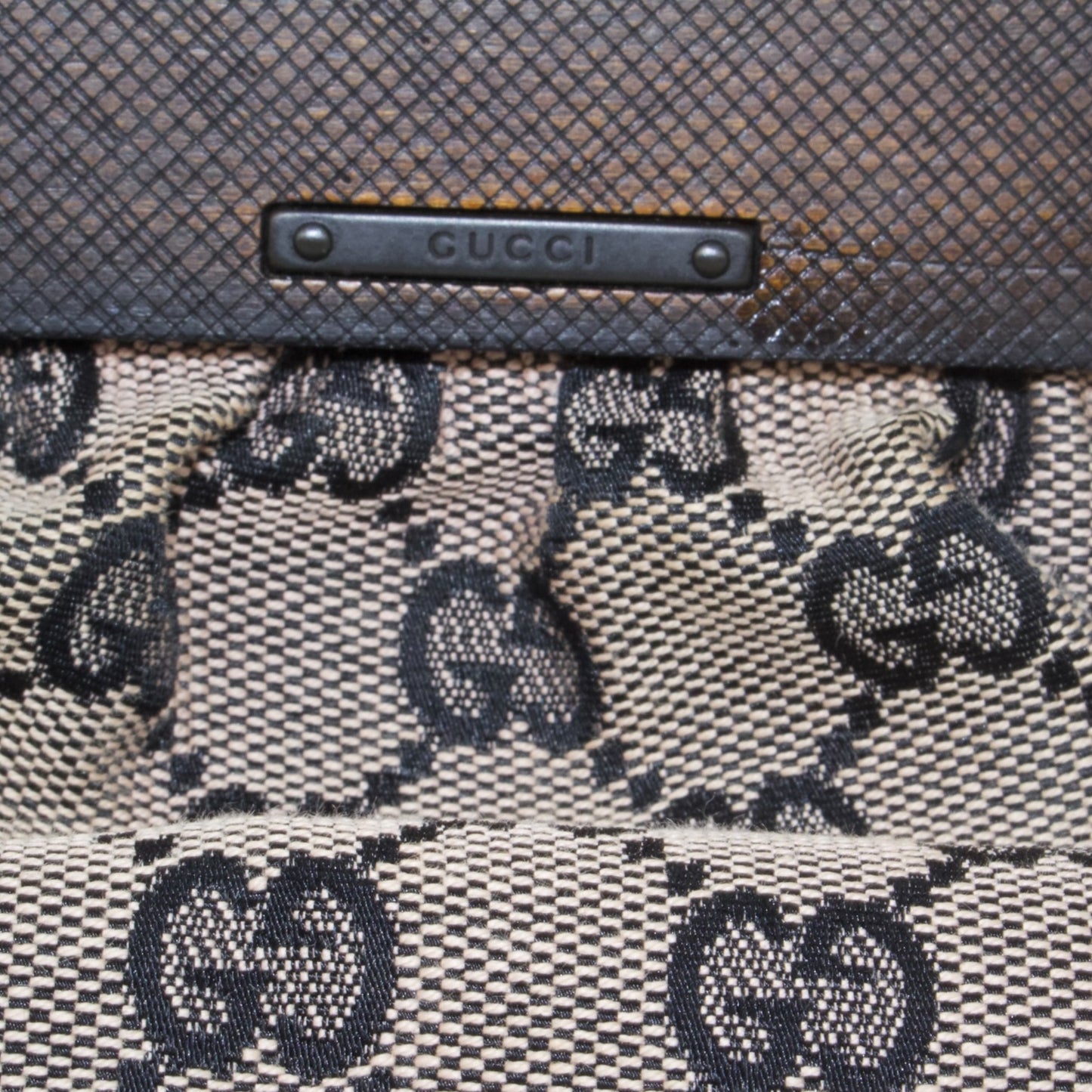 Gucci Top Handle Monogram Handbag
