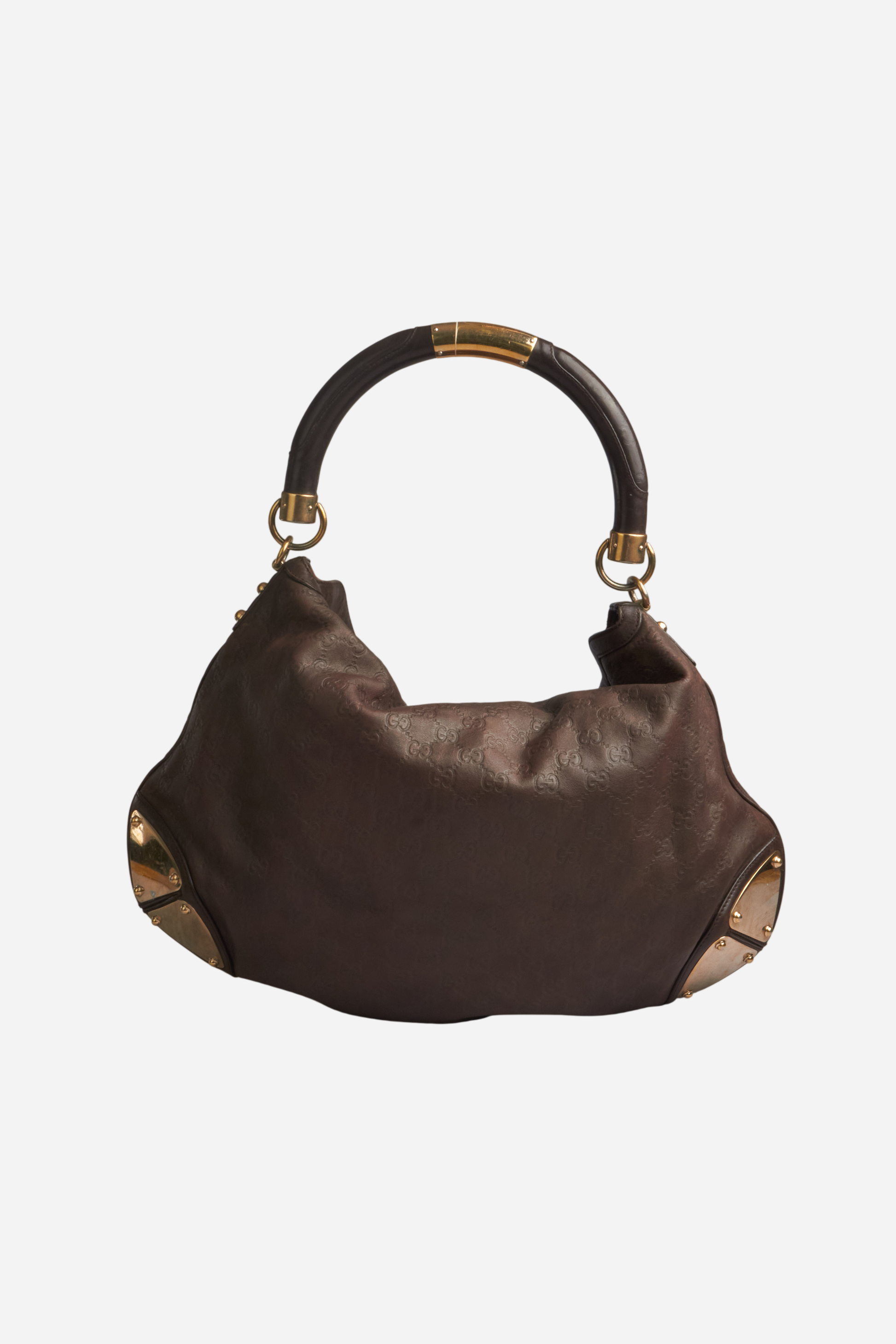 Gucci Brown Indy Leather Bag