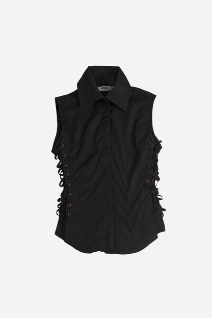 Moschino Black Sleeveless Blouse