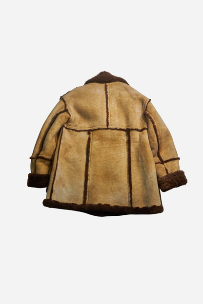 Dolce &amp; Gabbana 90s Beige Shearling Jacket