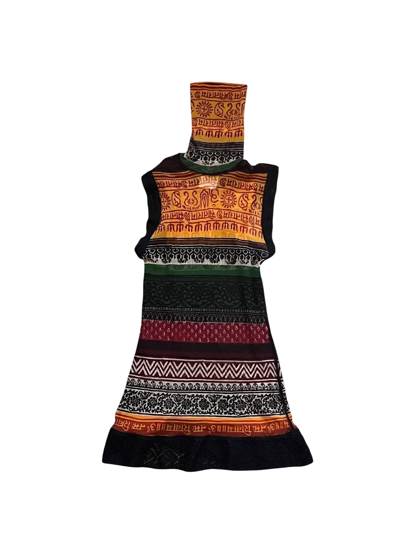 Jean Paul Gaultier cyberbaba mesh three-piece 1996