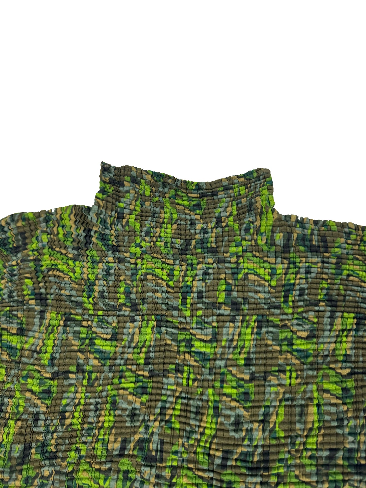 Woodland Camo Pleated Top