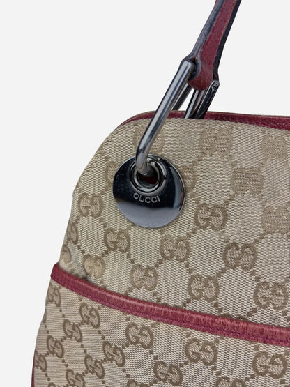 Gucci Beige Monogram Eclipse Bag