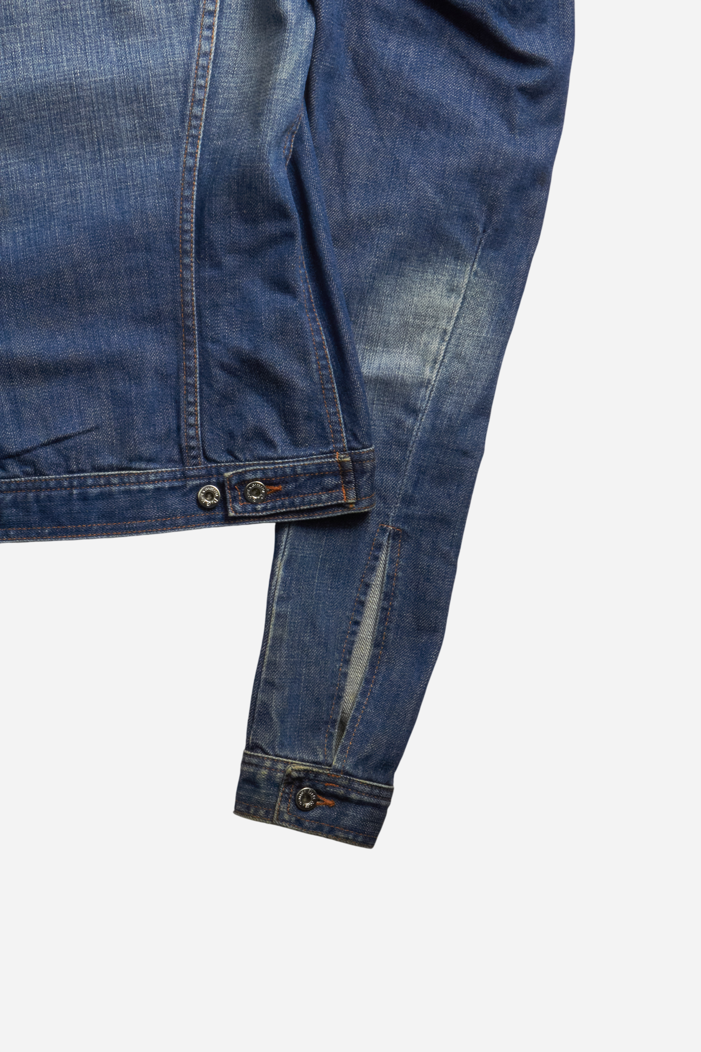 Dolce & Gabbana Blue Denim Puffy Jacket
