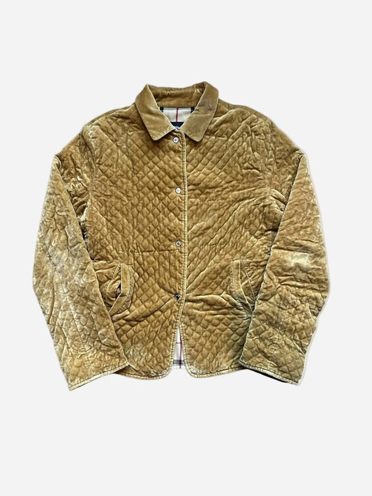 Burberry quilted velvet jacket