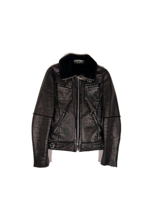 Sheep and Lambskin Bomber
