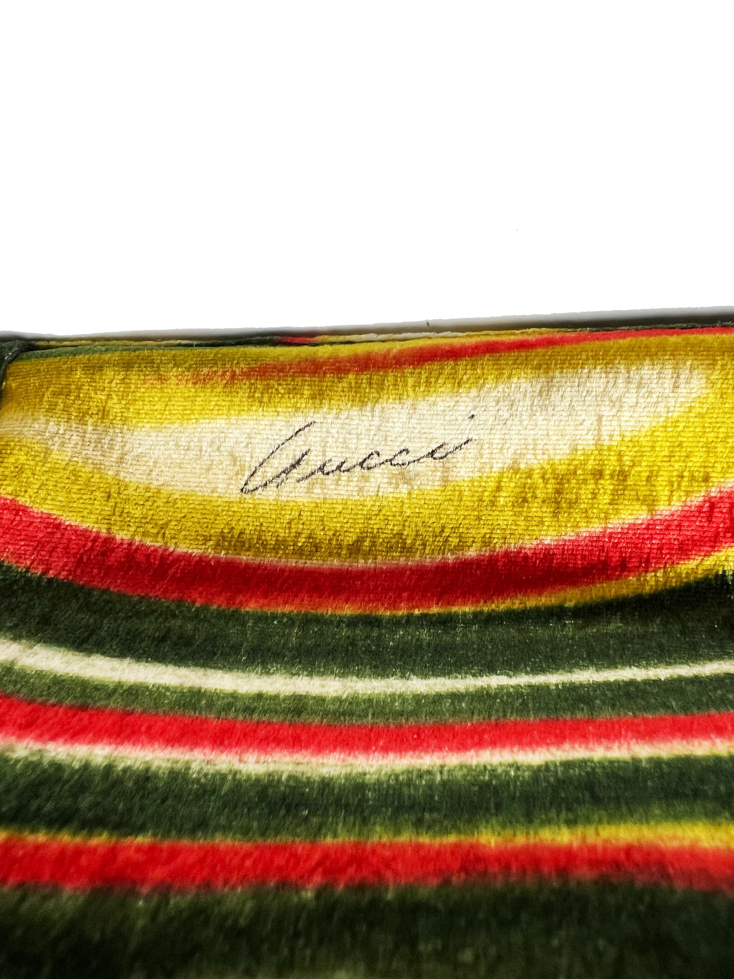 F/W 1999 psychedelic print velvet bag