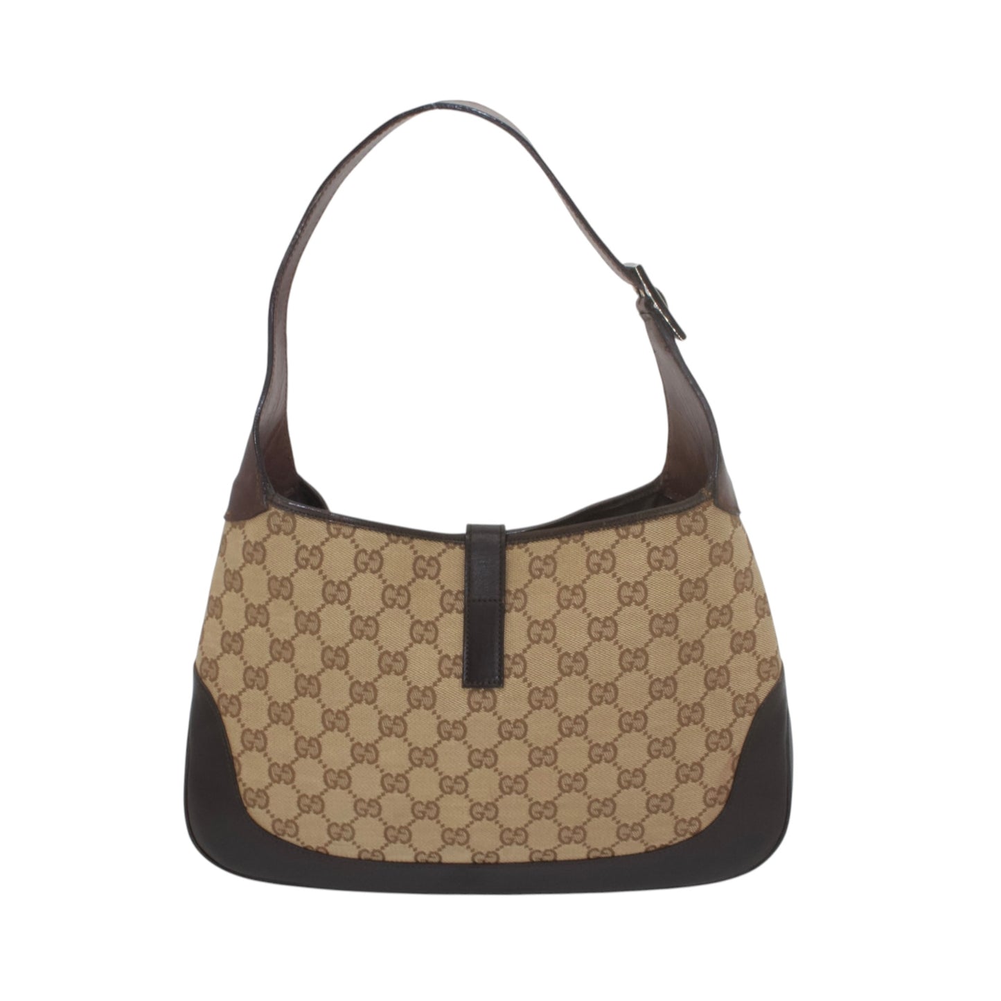 Gucci Tom Ford Brown Monogram Jackie Bag