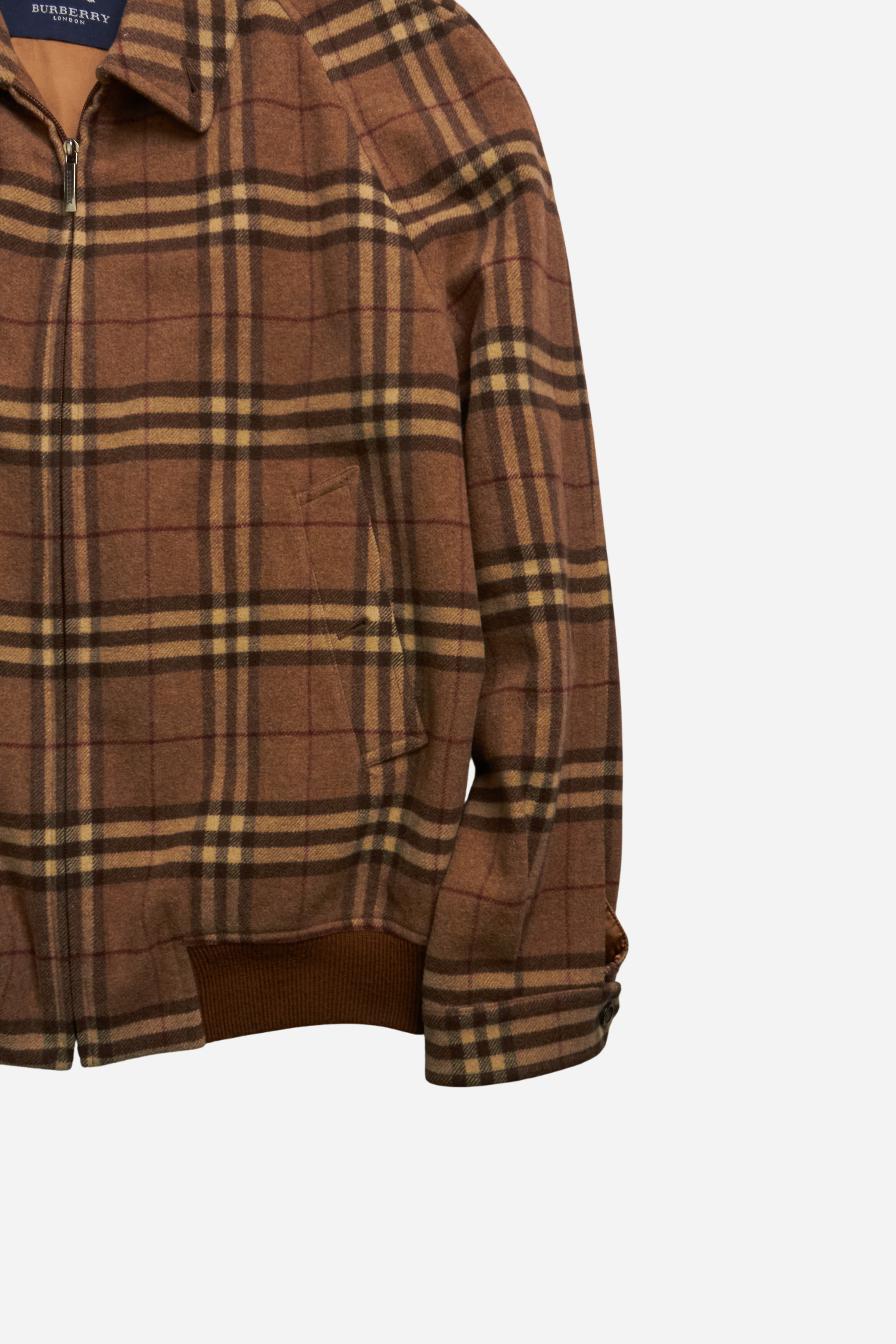 Burberry Brown Nova Check Jacket