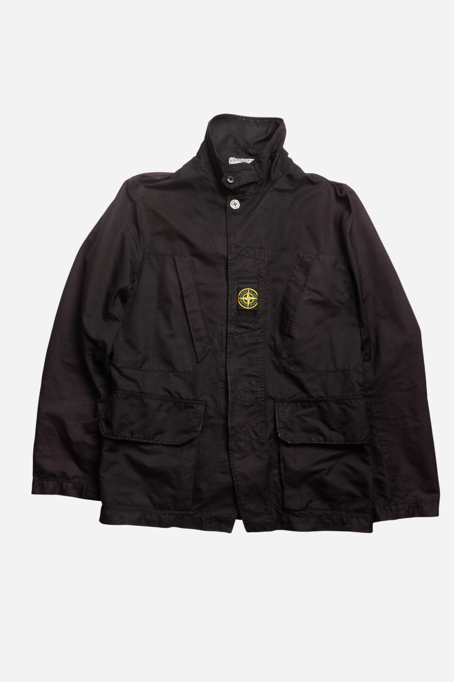 Stone Island Black Chest Logo Jacket