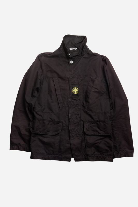 Stone Island Black Chest Logo Jacket