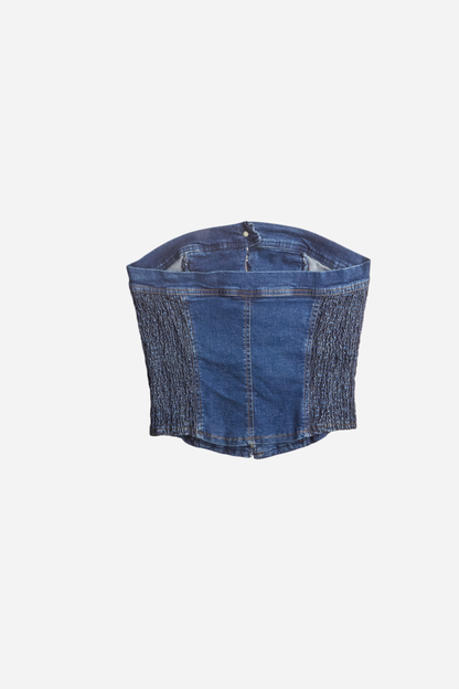 Plein Sud Denim Corset
