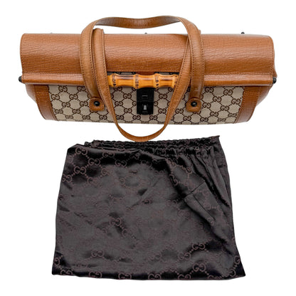 Gucci Monogram Bamboo Bullet Bag
