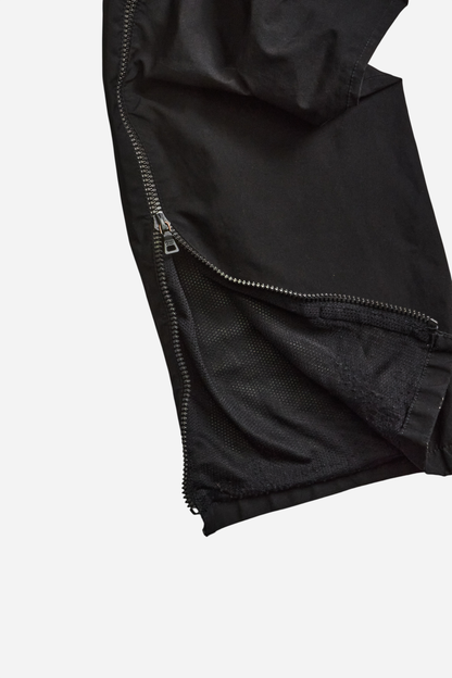 Prada Red Tab Black Gore-Tex Pants