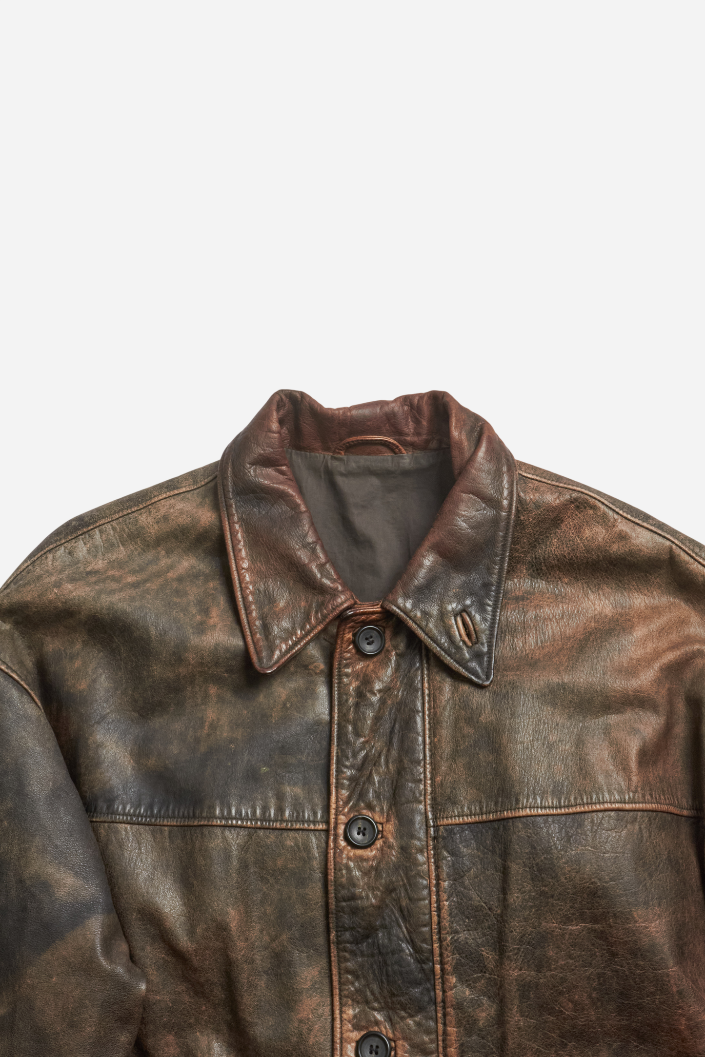 Romeo Gigli Brown LeatherJacket