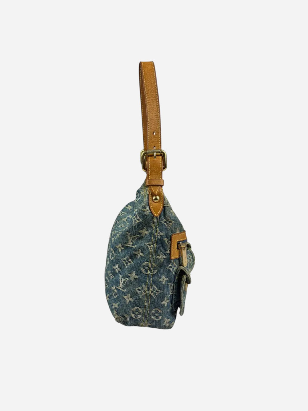 Louis Vuitton 2006 Blue Denim Monogram Bag