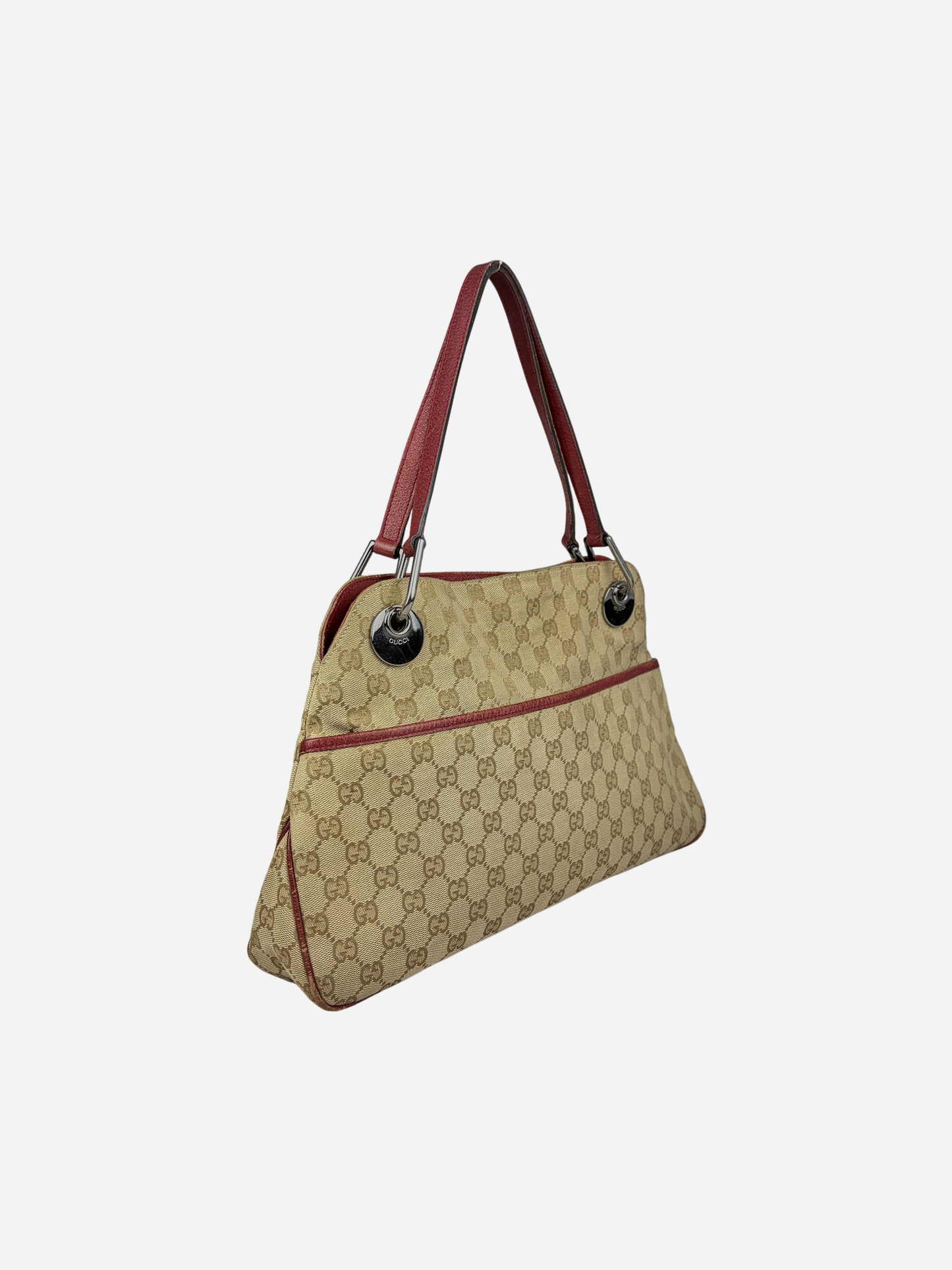 Gucci Beige Monogram Eclipse Bag