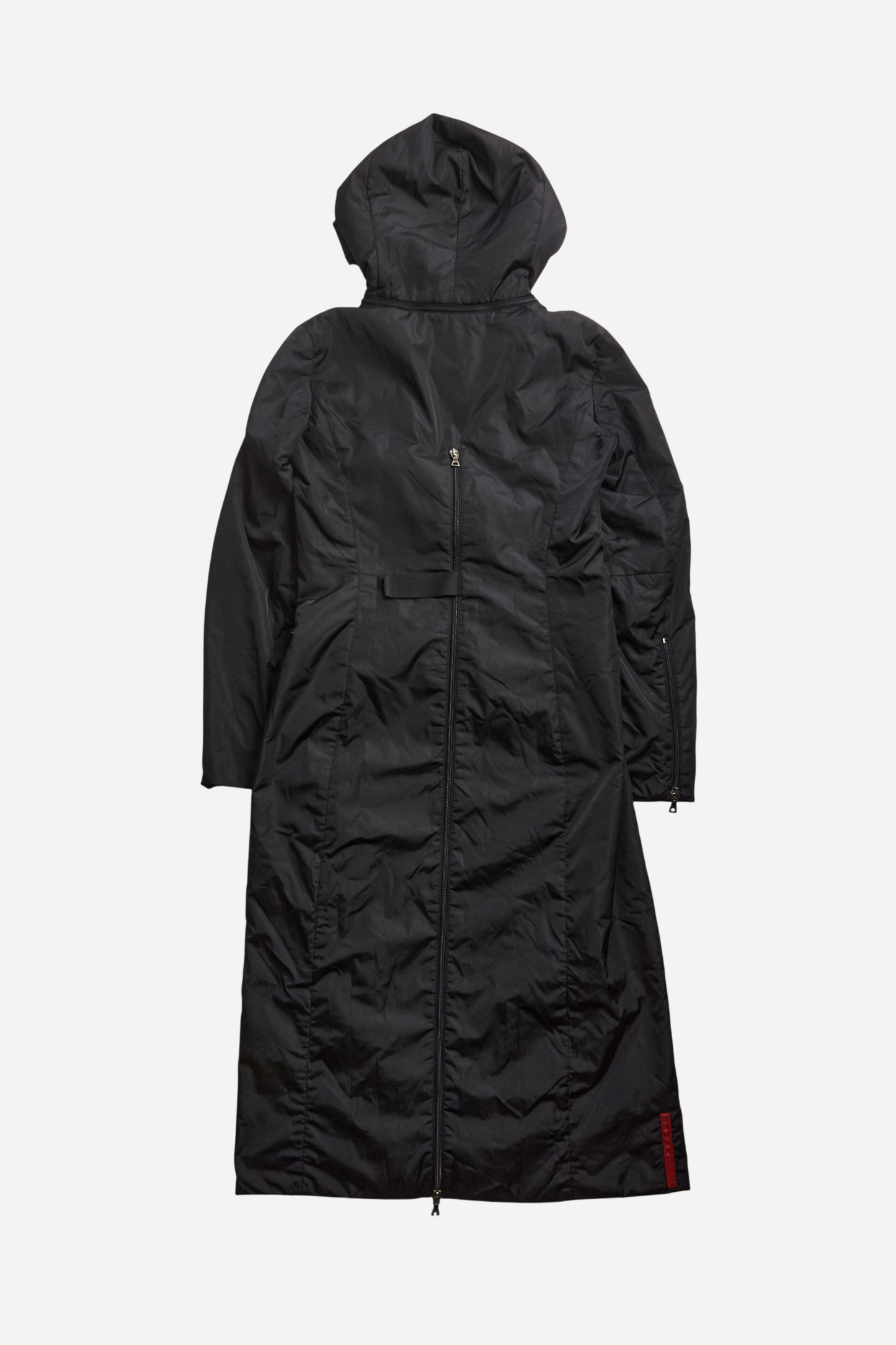 Prada Red Tab Black Dress Jacket