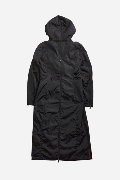 Prada Red Tab Black Dress Jacket