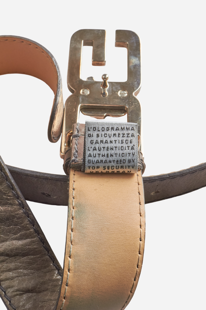 Dolce & Gabbana Brown Leather Belt