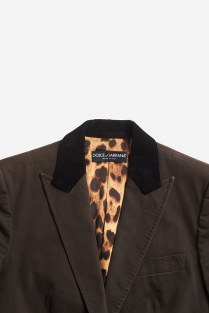 Dolce & Gabbana Brown Blazer