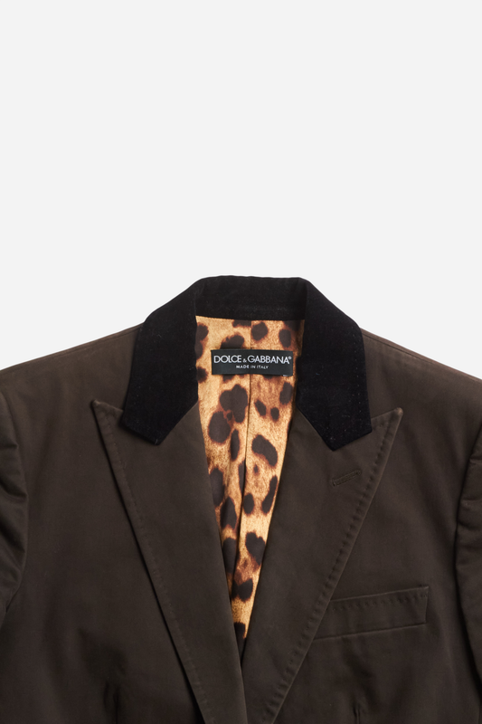 Dolce & Gabbana Brown Blazer