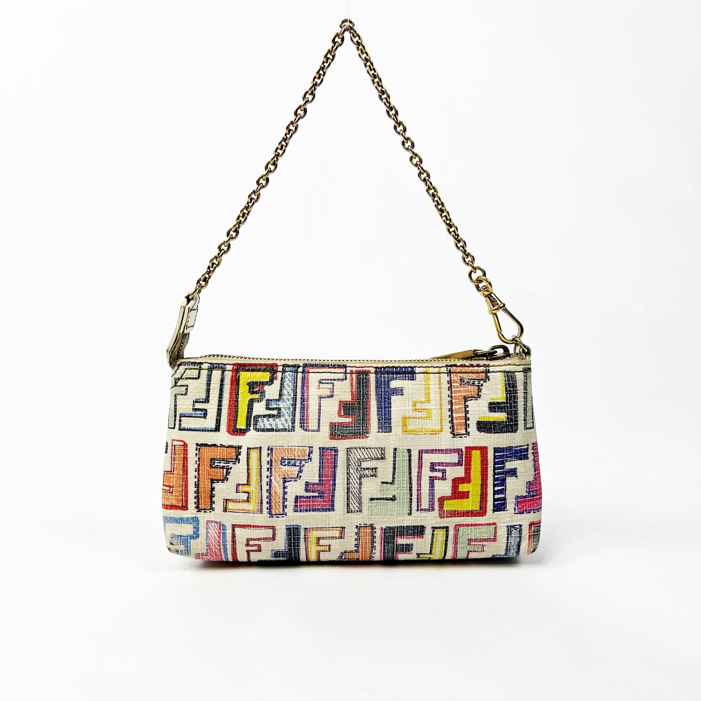 Fendi rainbow pochette bag
