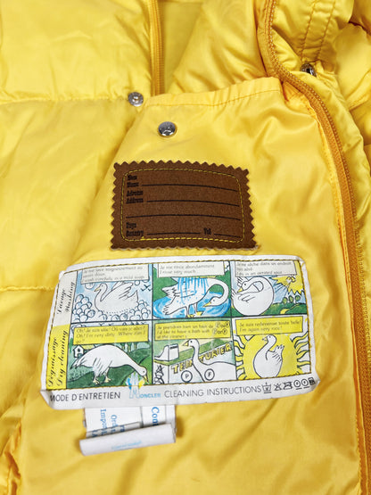 80s Yellow Puffer Jacket