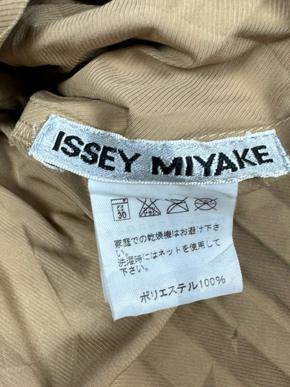 Beige Pleated Blazer