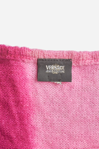 Versace 2000s Pink Mohair Top