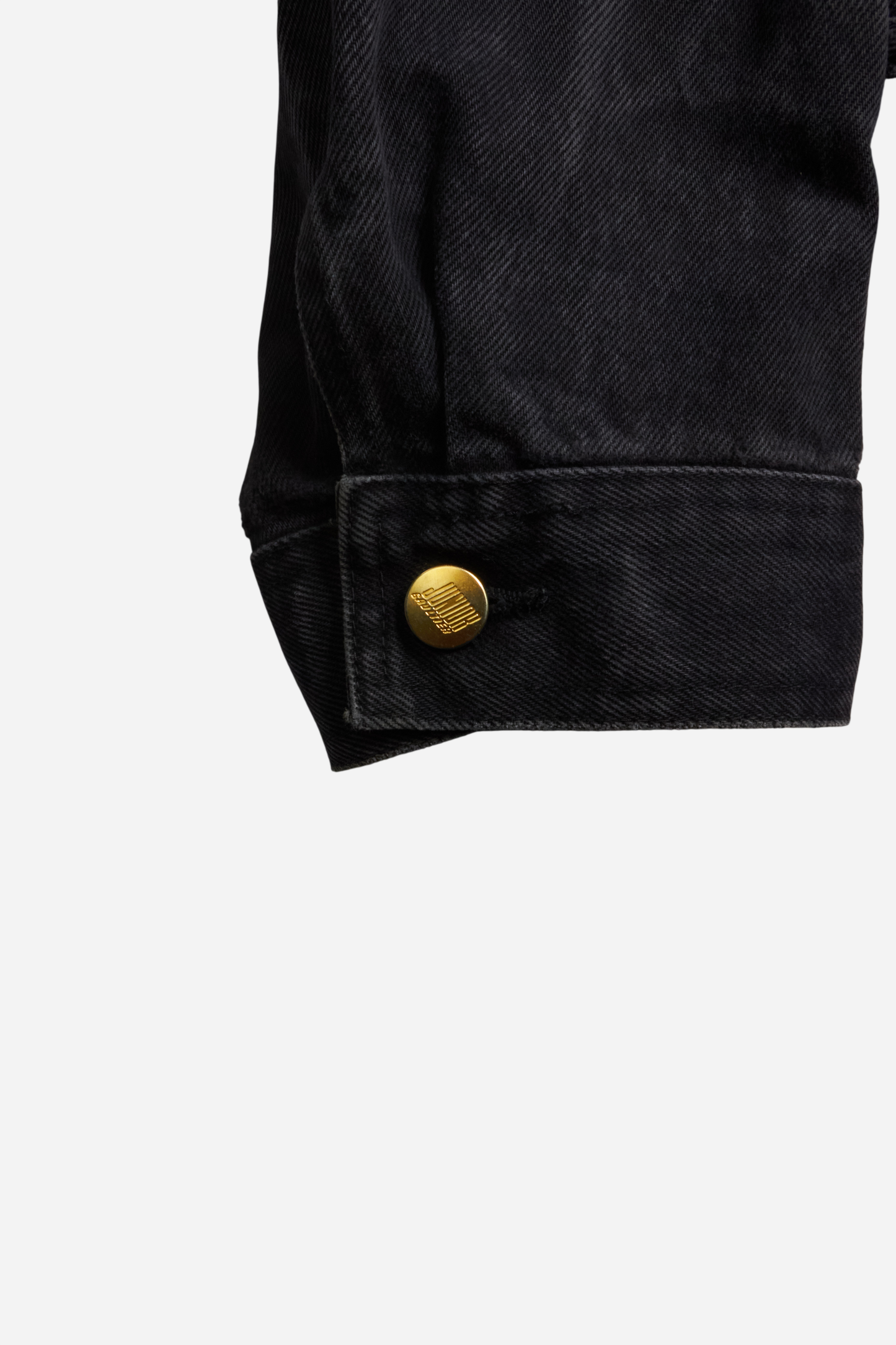 Jean Paul Gaultier Black Laced Denim Jacket