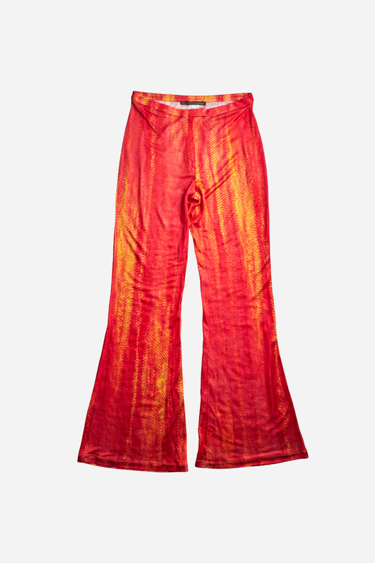 Roberto Cavalli Red Orange Mermaid Print Set