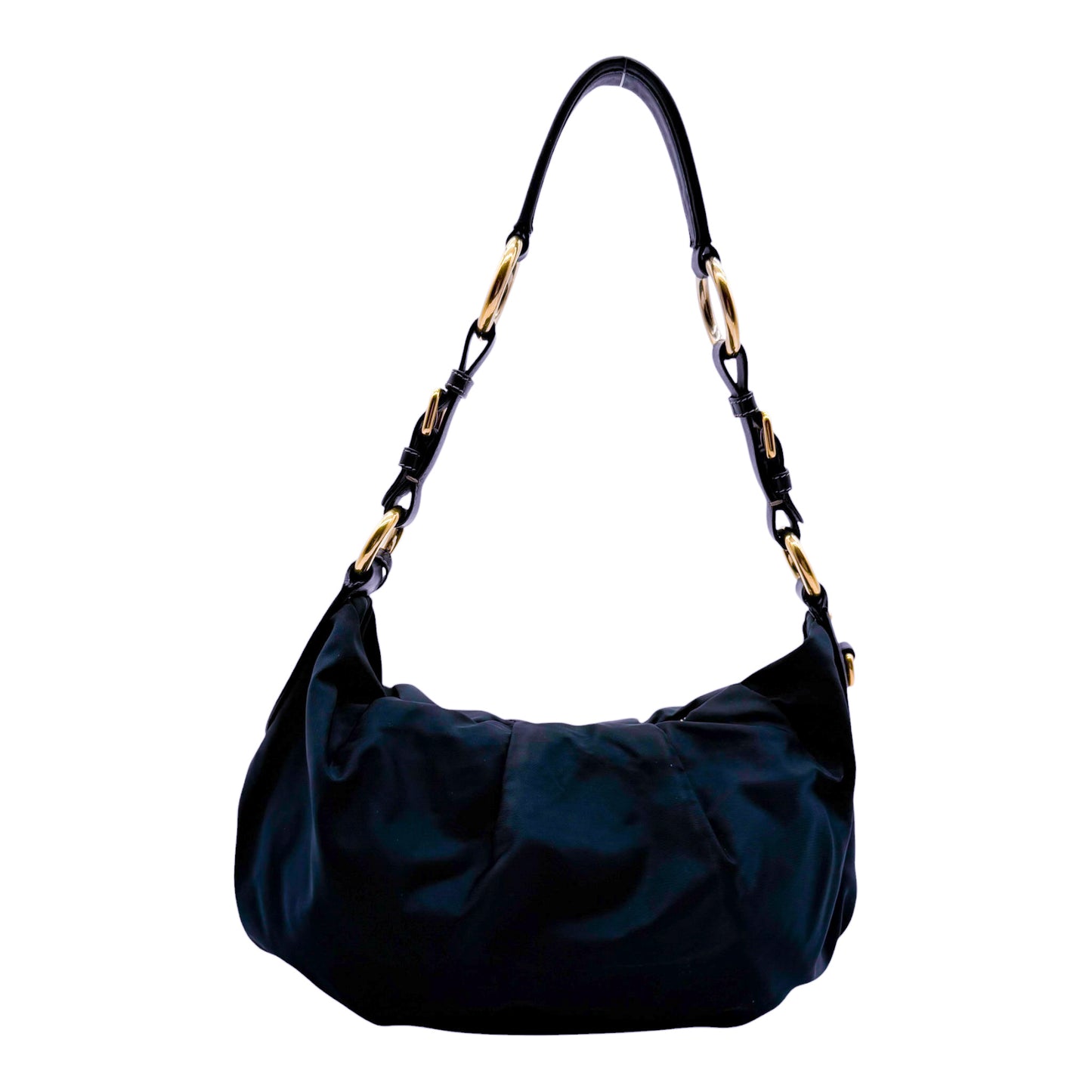 Prada Navy Nylon Shoulderbag
