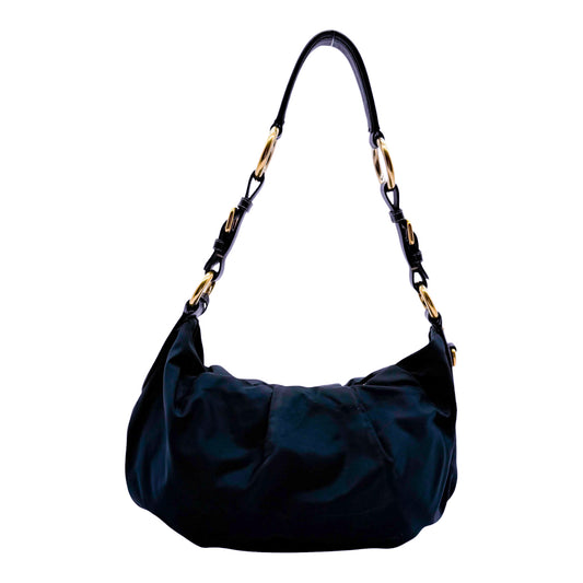 Prada Navy Nylon Shoulderbag