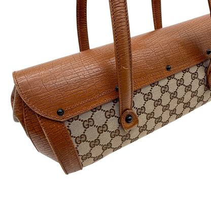 Gucci Monogram Bamboo Bullet Bag