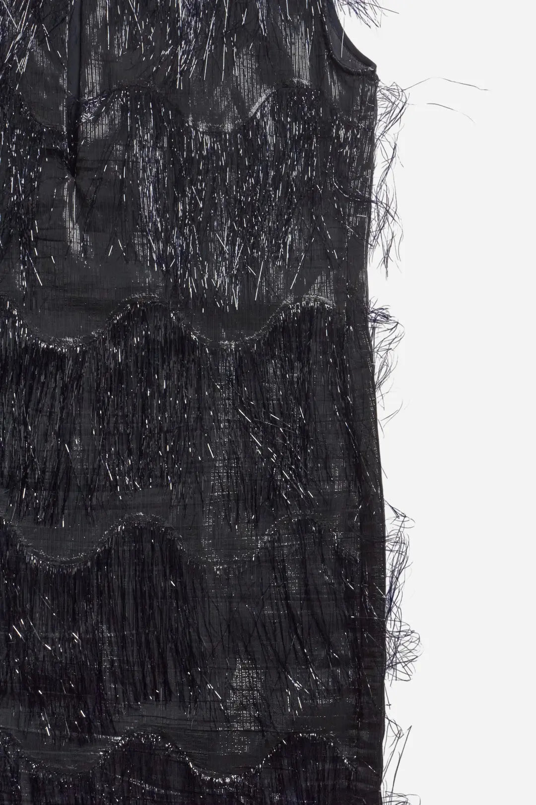 Maison Margiela 2011 Black Fringe Dress